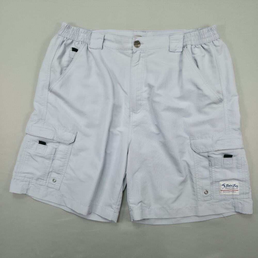 Bimini Bay Mens Cargo Fishing Shorts Size 40 Performance Outdoor Utility